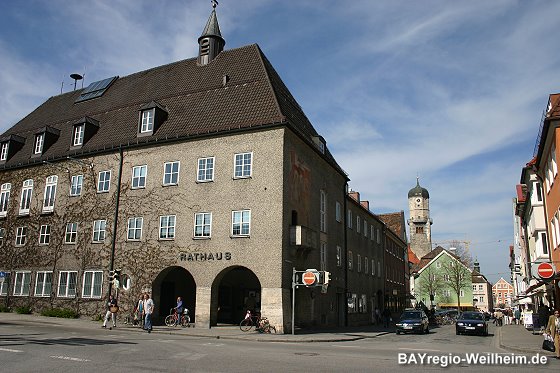 Das Weilheimer Rathaus